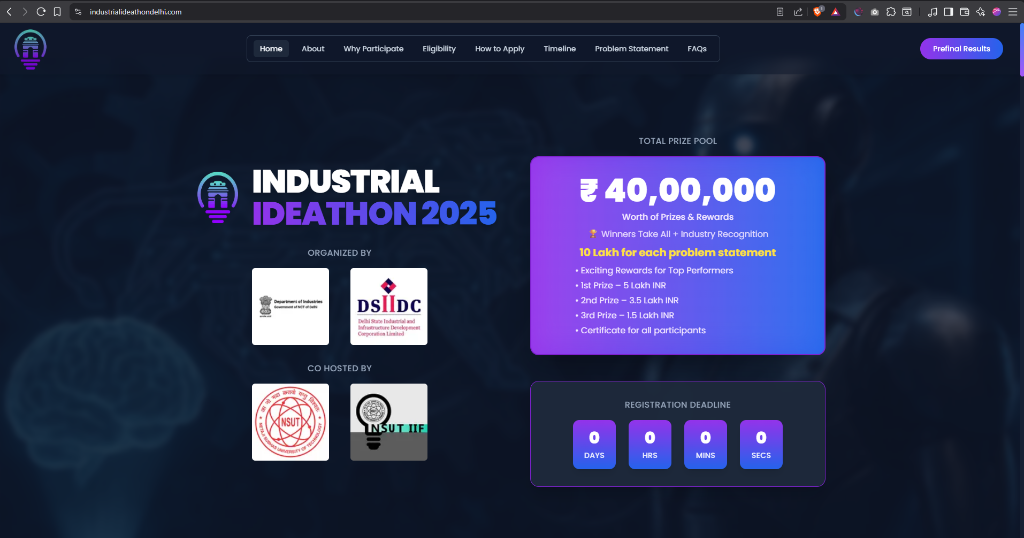 Industrial Ideathon Delhi